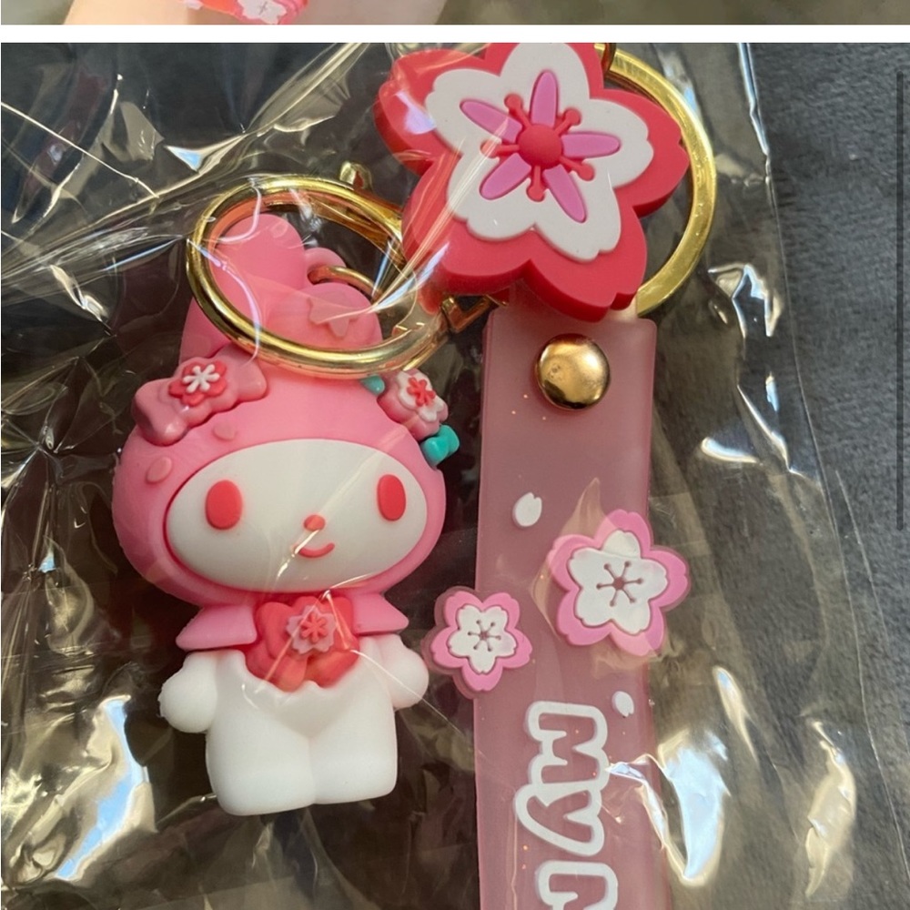 ONE SANRIO MY MELODY KEYCHAIN Cherry Blossom CUTE KAWAII hello kitty friends